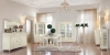 Стол круглый "Бурбон" Слоновая кость BJ851  купить в интернет магазине Мебель из массива. Звоните +7 495 961-63-63 Столовые