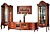 Мебель для гостиной из массива дерева