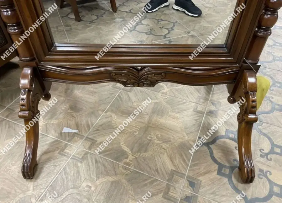 Зеркало напольное Псише с резьбой  